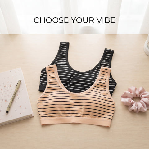 Seamless Cotton Bra Pack of 2