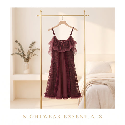 Elegant Lace Nightwear Set