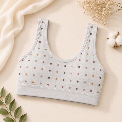 Haya Care Soft Cotton Everyday Bra – Non-Padded & Wire-Free