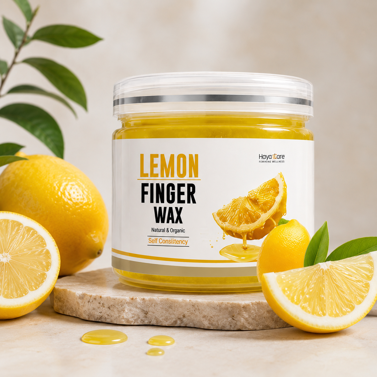 Lemon Finger Wax – Natural Care Formula